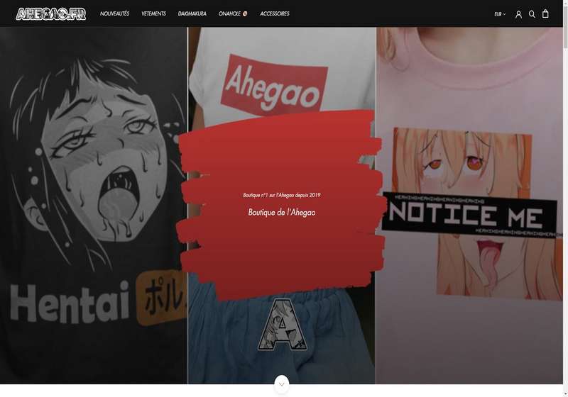 hentai Ahegao, une boutique hentai qui va ravir les otakus