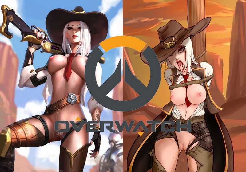 hentai Ashe, Overwatch hentai, la cowgirl en pleine action