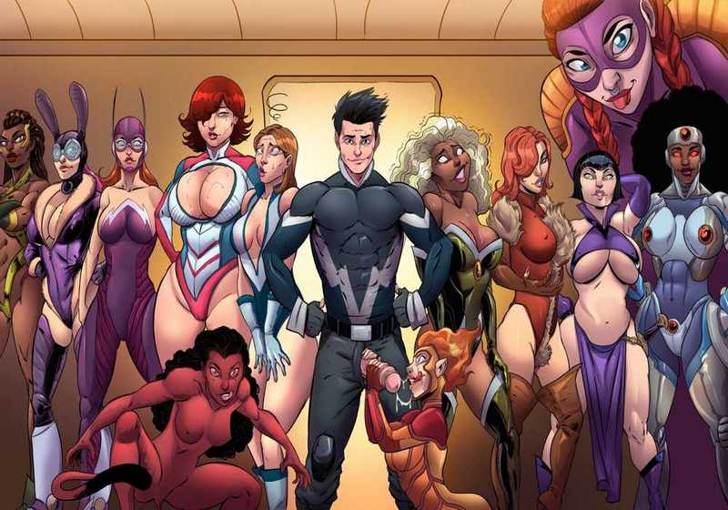 hentai Comix Harem, le jeu porno avec des Super Héros !
